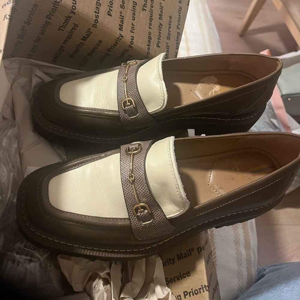 Sam Edelman Laurs two toned loafers